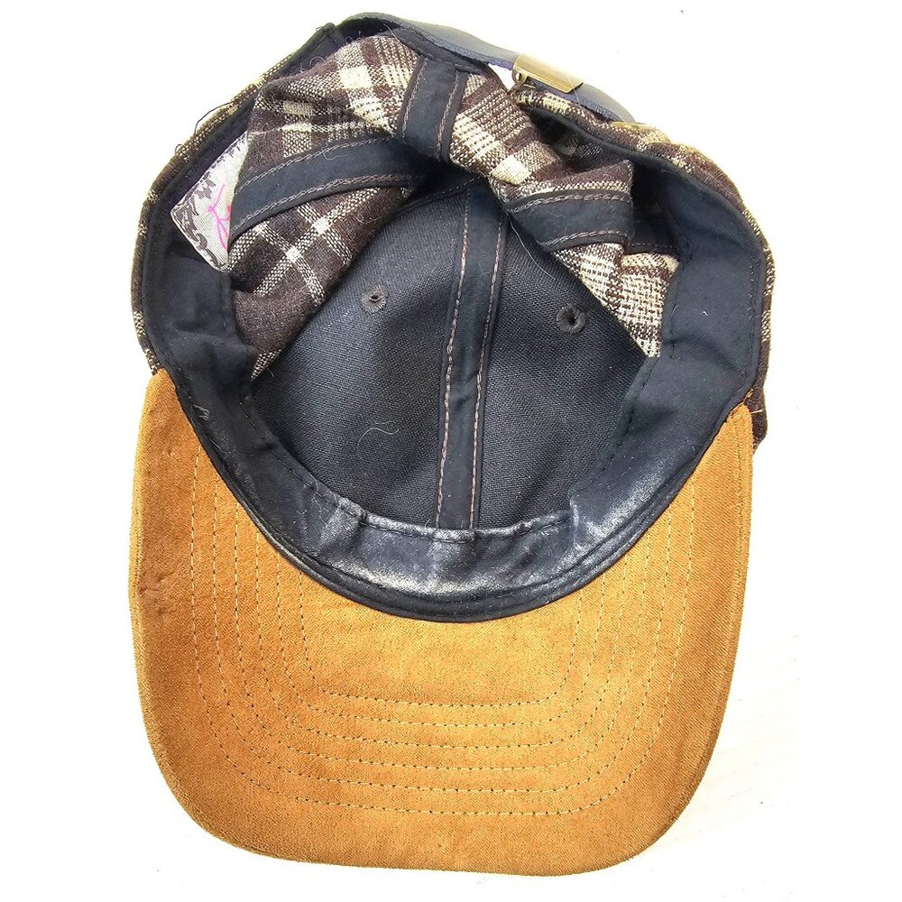 Free People OSFM Plaid Wool Blend Newsboy Cap - Picture 4 of 7